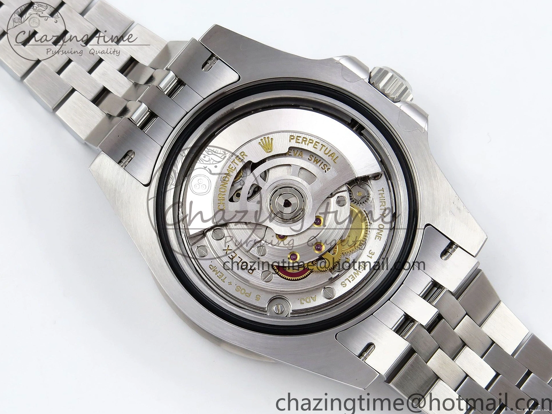 AAA Replica Watches HGF 1:1 SS VR3186 LN Edition II Master on Jubilee GMT CHS Premium Best Bracelet 116710 1460 904L 0102